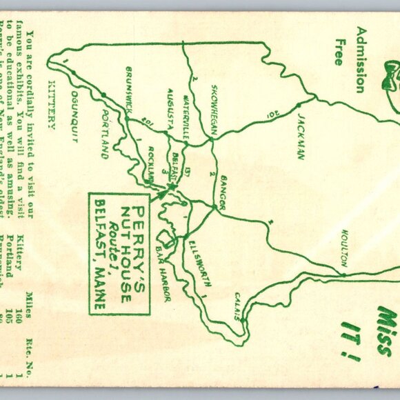 Vintage Maine Postcard Lot of 5 -A Great Collection #1022 - Picture 2 of 10